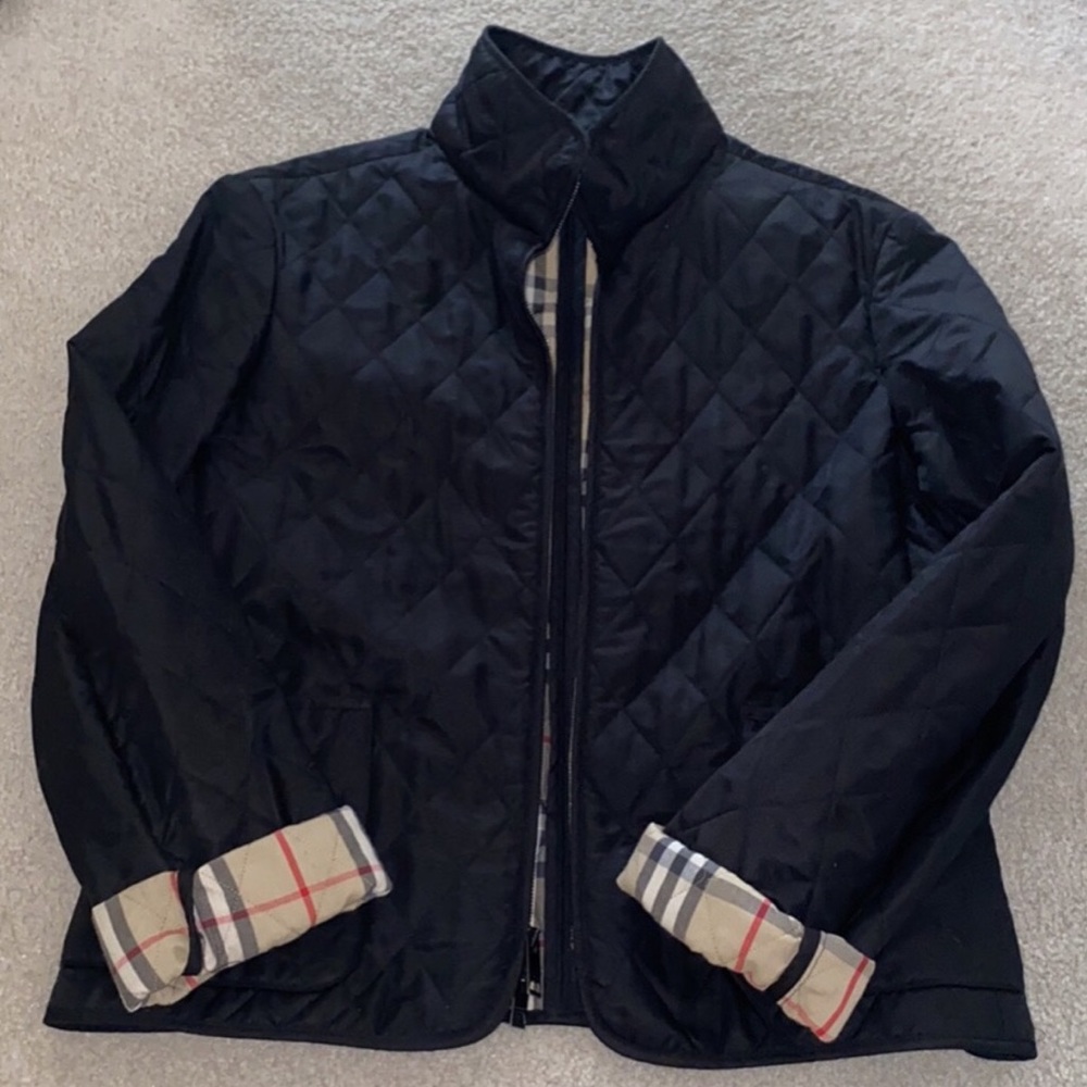 Burberry London Quilted Black Jacket